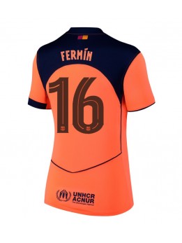 Barcelona Fermin Lopez #16 Zenski Rezervni Dres 2025-26 Kratak Rukavima